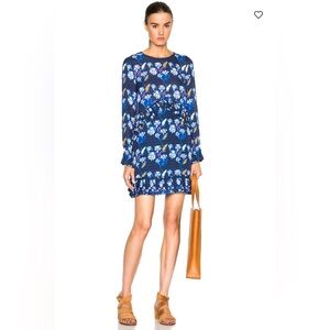 Tanya Taylor Simi Dress in Indigo Multi